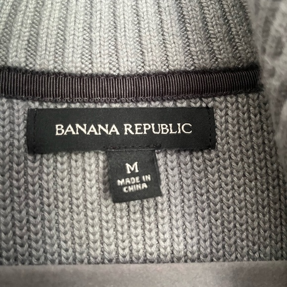BANANA REPUBLIC | FULL-ZIP SWEATER JACKET - Picture 5 of 6